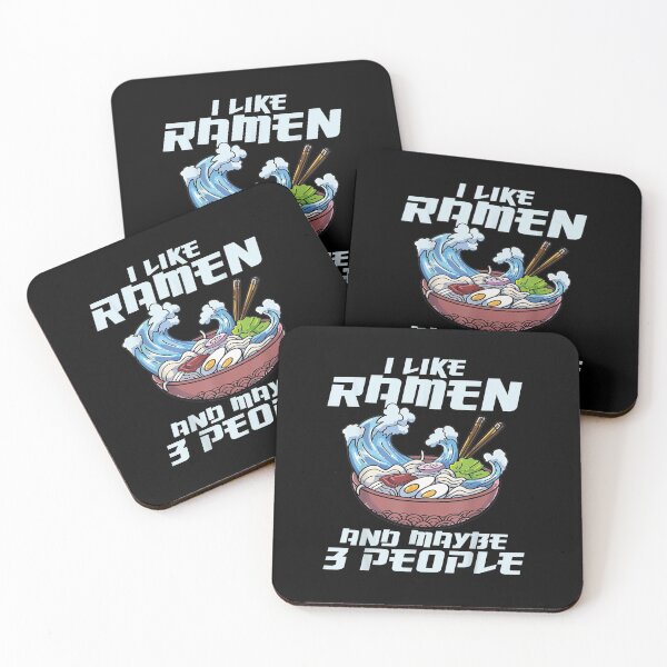 Item preview, I LIKE RAMEN AND MAYBE 3 PEOPLE , FOODIES , RAMEN LOVERS designed and sold by justbejoker.
