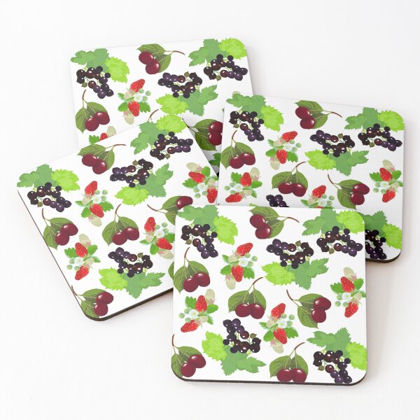 Item preview, Pattern of black currant, strawberry, cherry. designed and sold by LionKsi89.