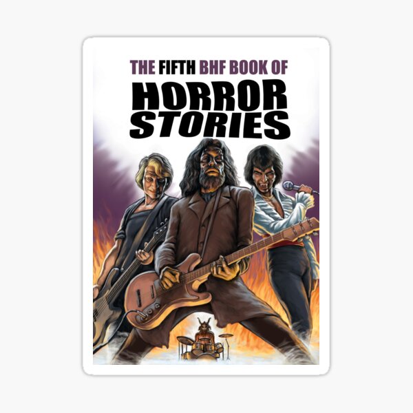 The Fifth BHF Book of Horror Stories - with text Sticker