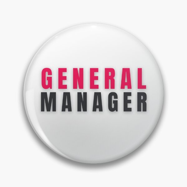 Item preview, General Manager designed and sold by Hoteliers.