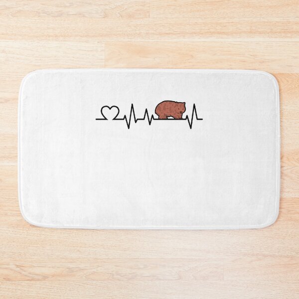 Item preview, Wombat heartbeat marsupial Australia gift designed and sold by madgrfx.