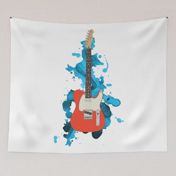 Item preview, T-Style Electric Guitar Fiesta Red Color designed and sold by nightsworthy.