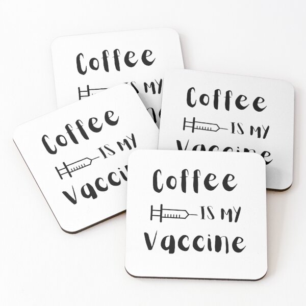 Item preview, Coffee Is My Vaccine - Coffee Is My Happiness - Coffee Addict designed and sold by shellagrash.