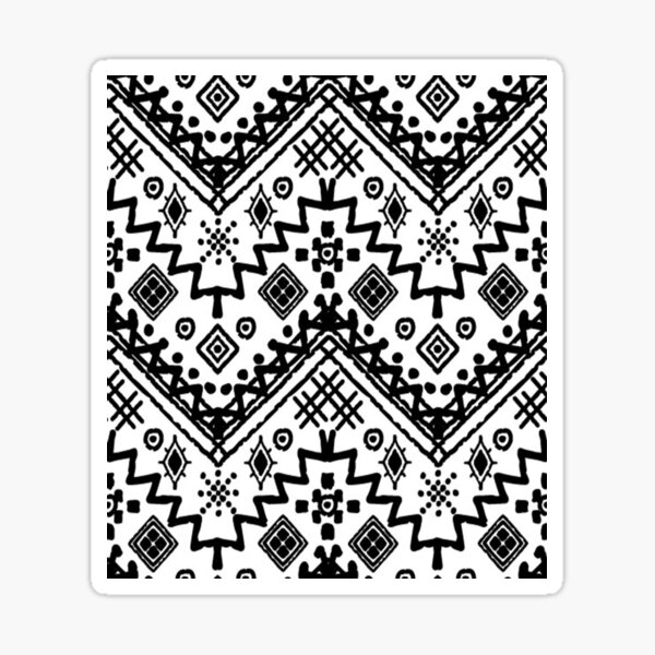 Ethnic Ornaments Sticker
