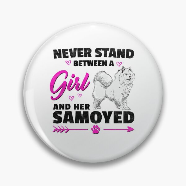Item preview, Girl with Samoyed sled dog saying designed and sold by madgrfx.