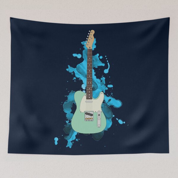 Item preview, T-Style Electric Guitar Surf Green Color designed and sold by nightsworthy.