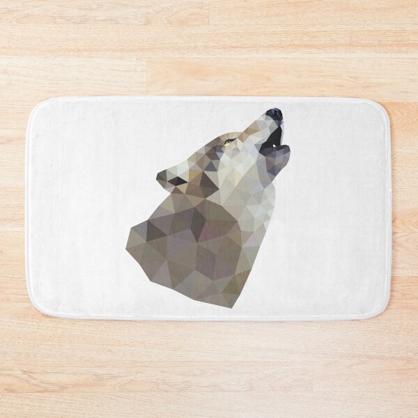 Item preview, Geometric Howling Wolf Wild Animal Lover designed and sold by Aleodor.