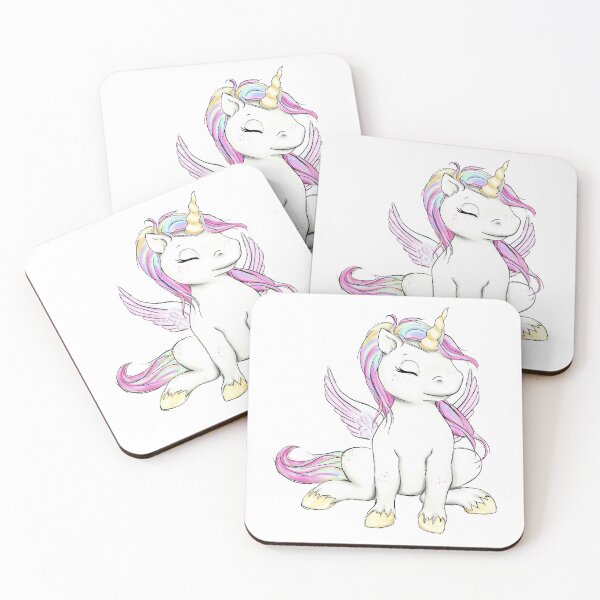 Item preview, Girl Rainbow Unicorn Unicorn's Party designed and sold by CreativeBu.