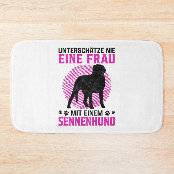 Item preview, Woman with swiss mountain dog farmer dog saying designed and sold by madgrfx.