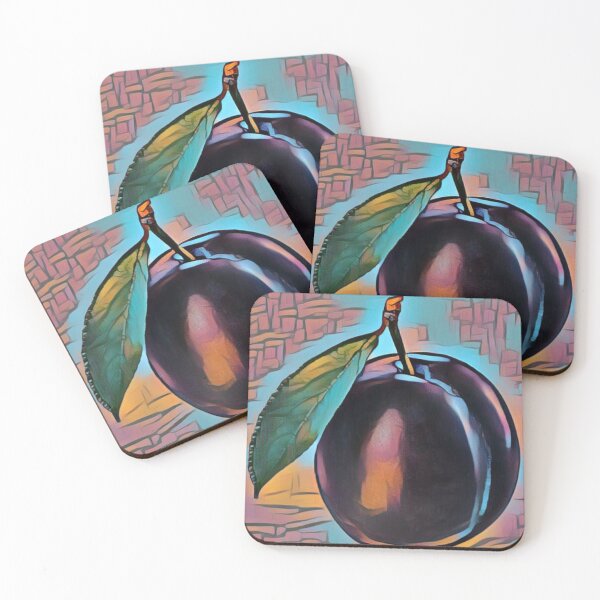 Item preview, The Painted Plum Fruit Lifestyle Art Structuralism  designed and sold by VentureBox.