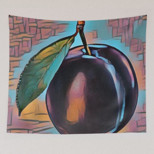 Item preview, The Painted Plum Fruit Lifestyle Art Structuralism  designed and sold by VentureBox.
