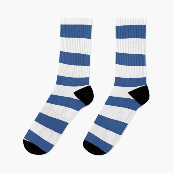 Item preview, Celecstial Dark Blue Stripes on White designed and sold by HiddenPuppets.