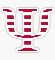Stripes Psi Sticker