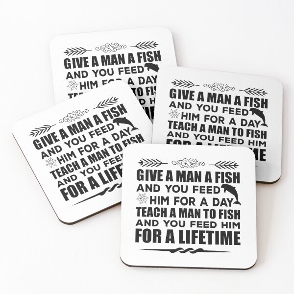 Item preview, Give a man a fish and you feed him for a day designed and sold by AnveeBubbles.