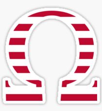 Streifen Omega Sticker
