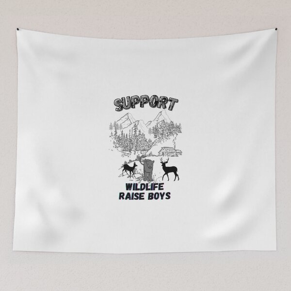 Item preview, Support Wildlife Raise Boys  designed and sold by JoLiShop.