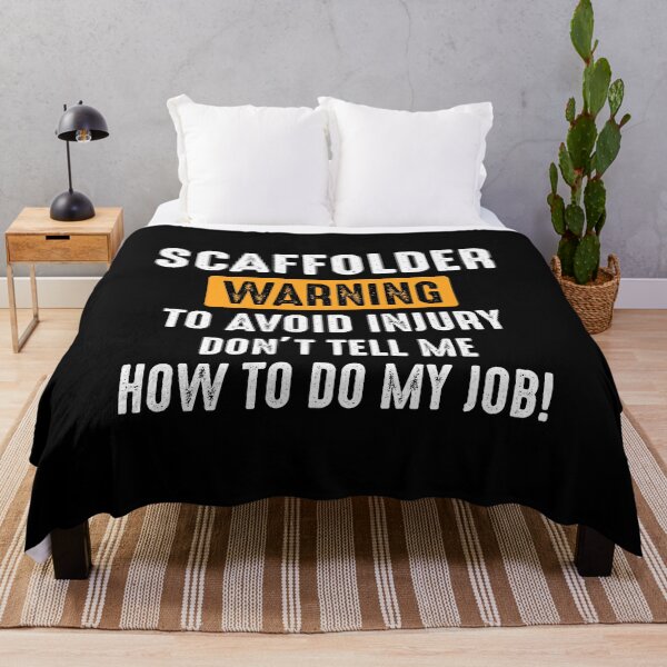 Item preview, Scaffolder Scaffold Builder Scaffolding Platform Worker Funny Sayings designed and sold by CuteDesigns1.