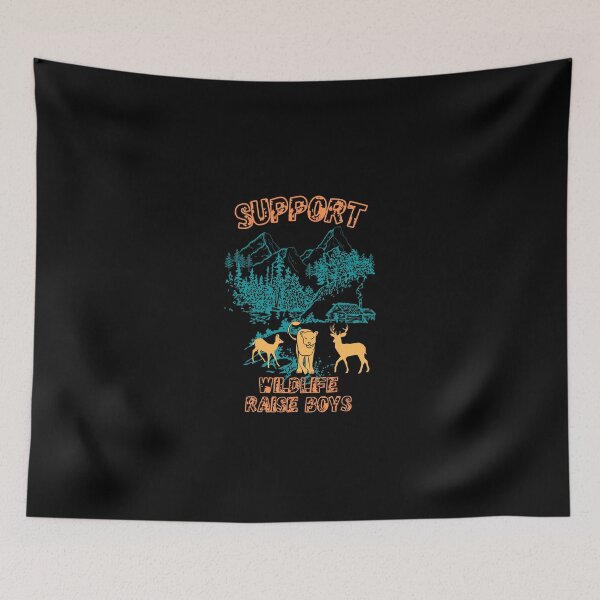 Item preview, Support Wildlife Raise Boys  designed and sold by JoLiShop.