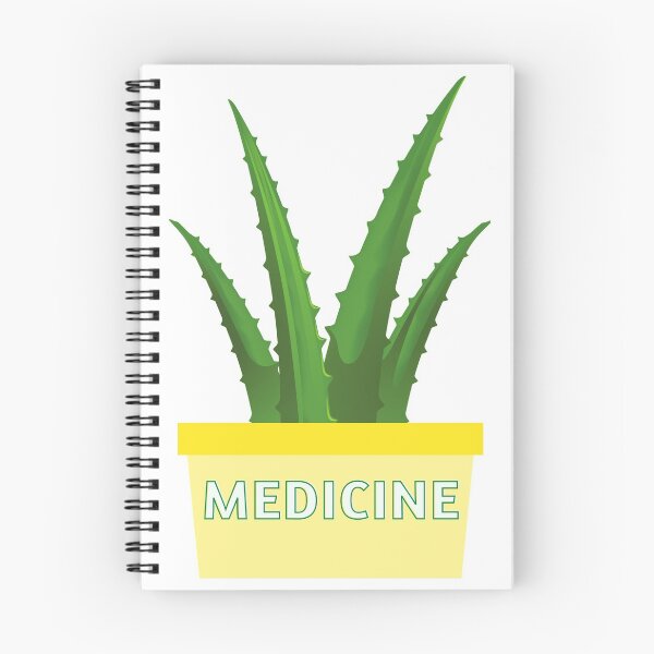 Item preview, Plant Medicine Aloe Plant in Yellow Pot Reads Medicine designed and sold by autisticcreator.