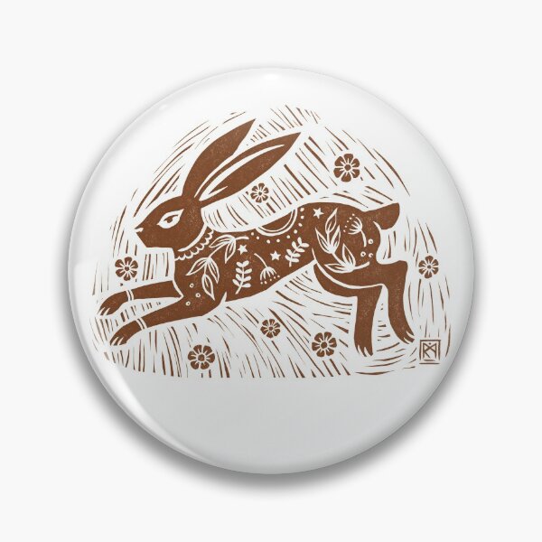 Item preview, Brown Hare Among the Flowers designed and sold by QueenHare.