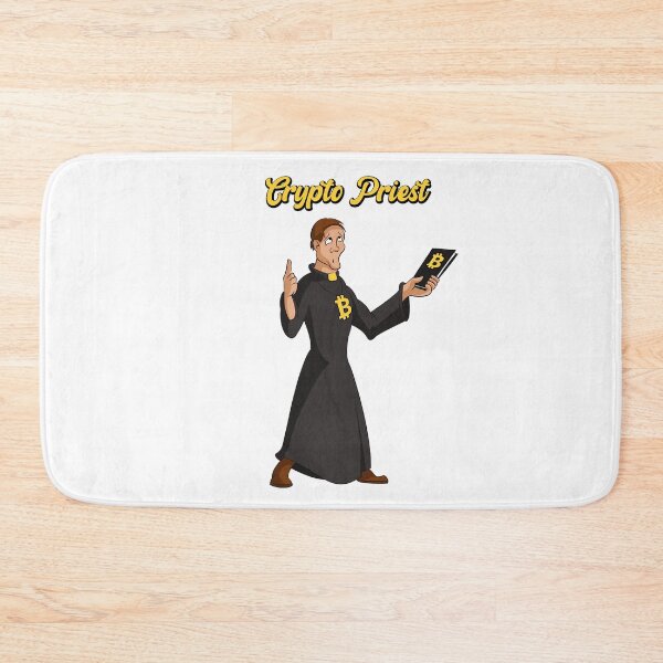 Item preview, Crypto Priest The Bitcoin Bible designed and sold by DabGraphic.