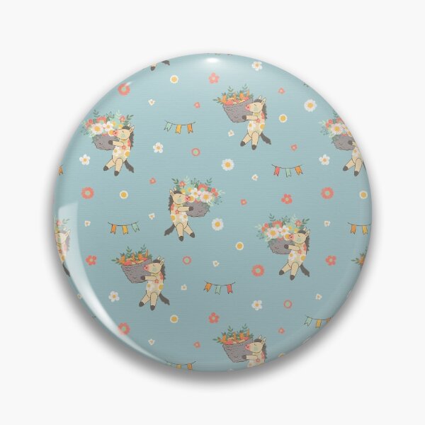 Item preview, Horse flowers art pattern  designed and sold by Tayastore.