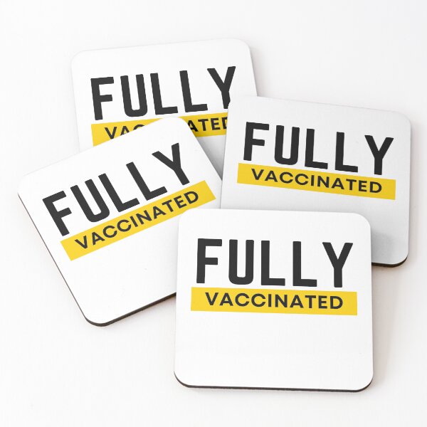 Item preview, Fully Vaccinated 2021, I've Been Vaccinated, Vaccinated Check, Vaxxed designed and sold by ladylaughprints.