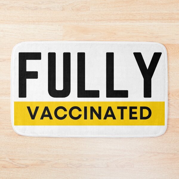 Item preview, Fully Vaccinated 2021, I've Been Vaccinated, Vaccinated Check, Vaxxed designed and sold by ladylaughprints.