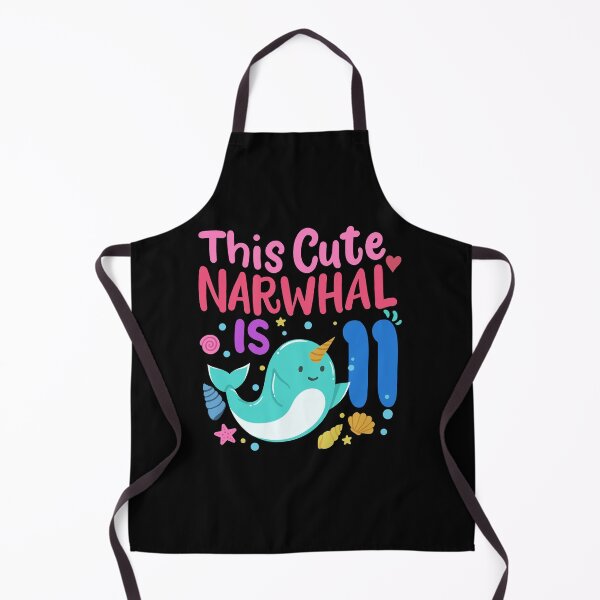 Item preview, 11th Birthday Narwhal Eleven Years Old designed and sold by CreativeGiftShp.