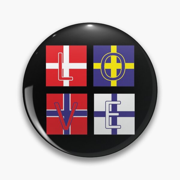 Item preview, Love Scandinavia Norway Sweden Finland Denmark designed and sold by AndiHK.