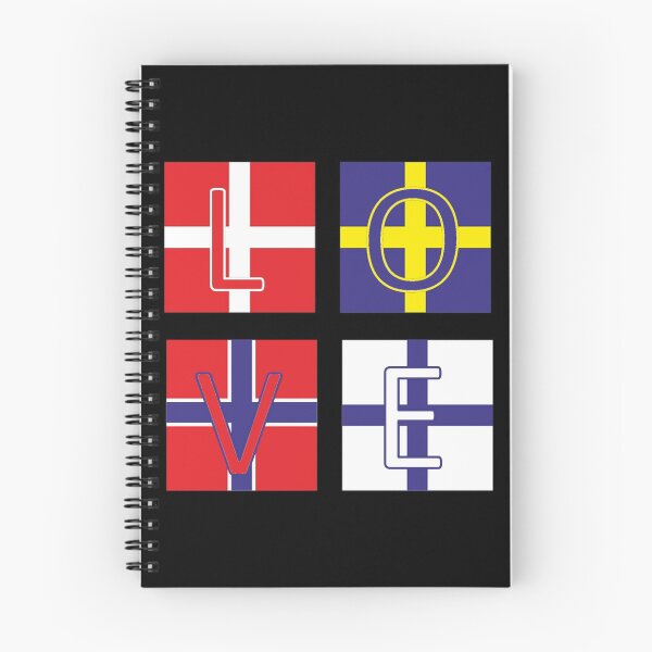 Item preview, Love Scandinavia Norway Sweden Finland Denmark designed and sold by AndiHK.