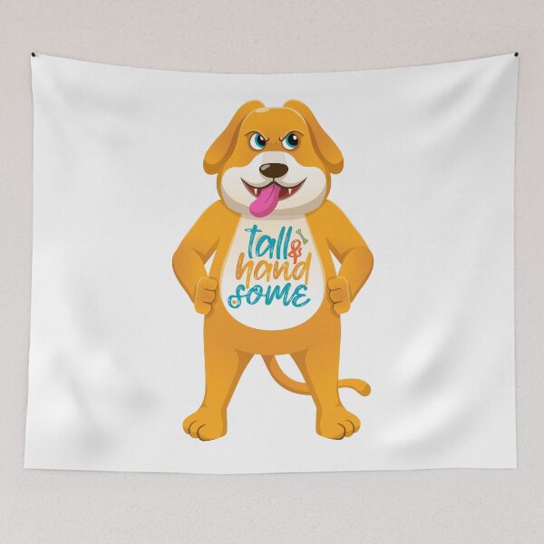 Item preview, Alto y guapo, Golden Retriever designed and sold by graphic-genie.