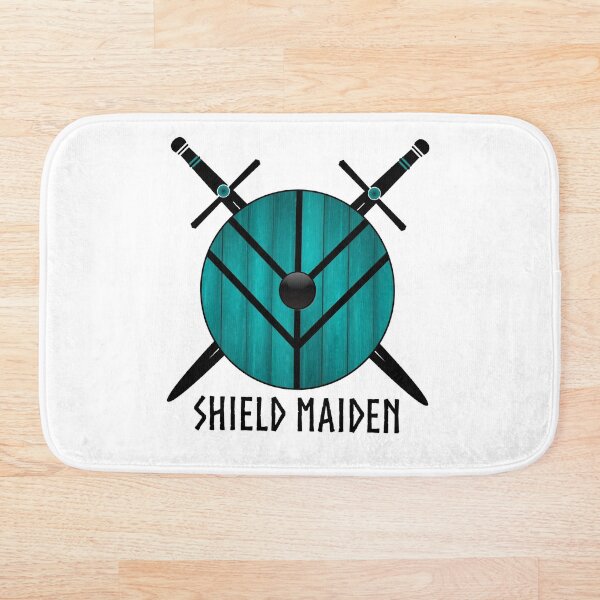 Item preview, Doncella de escudo vikingo simple designed and sold by MerchActually.