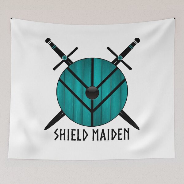 Item preview, Simple Viking Shield Maiden designed and sold by MerchActually.