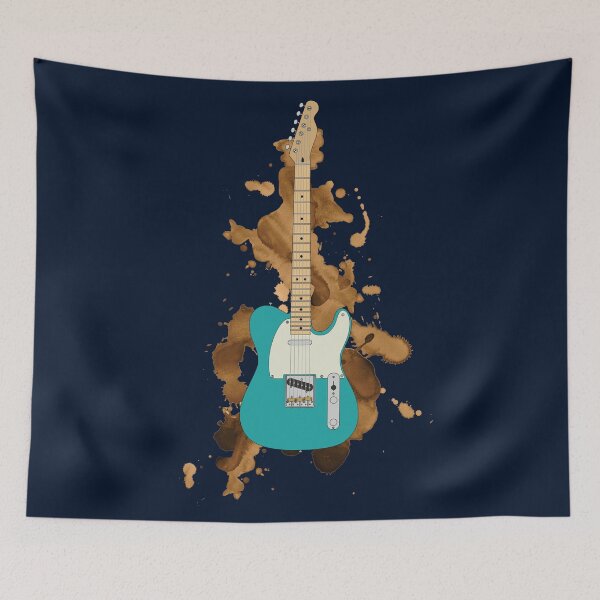 Item preview, T-Style Electric Guitar Teal Color designed and sold by nightsworthy.