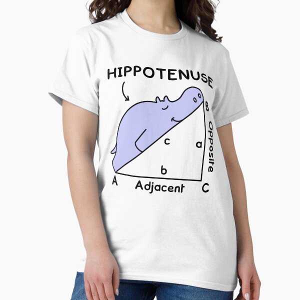 Artikel-Vorschau von Hippotenuse, Hypothenuse Mathe-Wortspiel, designt und verkauft von TashaVector.
