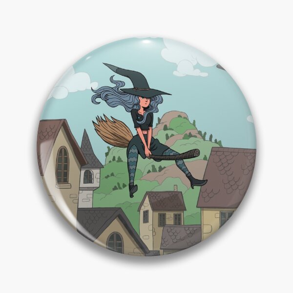 Item preview, the flying witch designed and sold by Shoppy2.