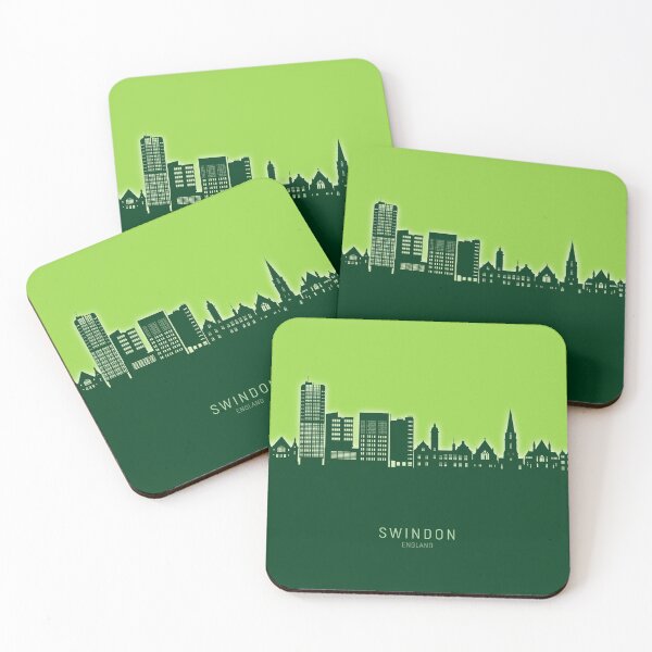 Item preview, Swindon England Skyline designed and sold by ArtPrints.