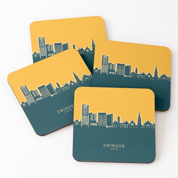 Item preview, Swindon England Skyline designed and sold by ArtPrints.