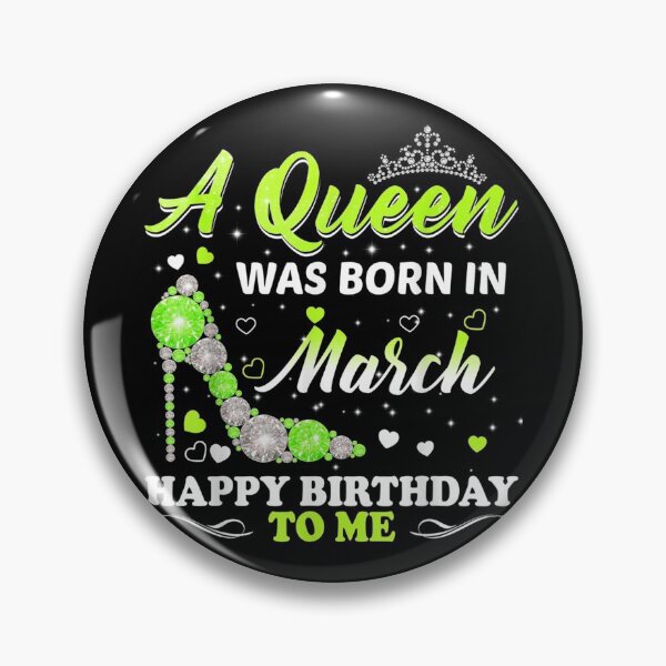Item preview, Birthday - A Queen Was Born In March Happy Birthday #2 designed and sold by PauldroMartin.
