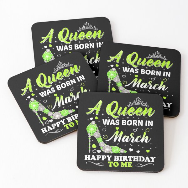 Item preview, Birthday - A Queen Was Born In March Happy Birthday #2 designed and sold by PauldroMartin.