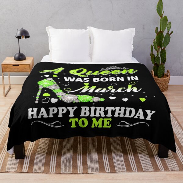 Item preview, Birthday - A Queen Was Born In March Happy Birthday #2 designed and sold by PauldroMartin.
