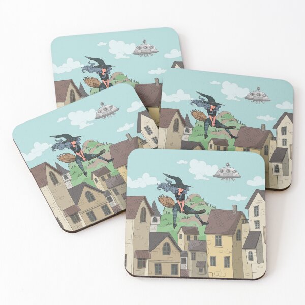 Item preview, the flying witch designed and sold by Shoppy2.