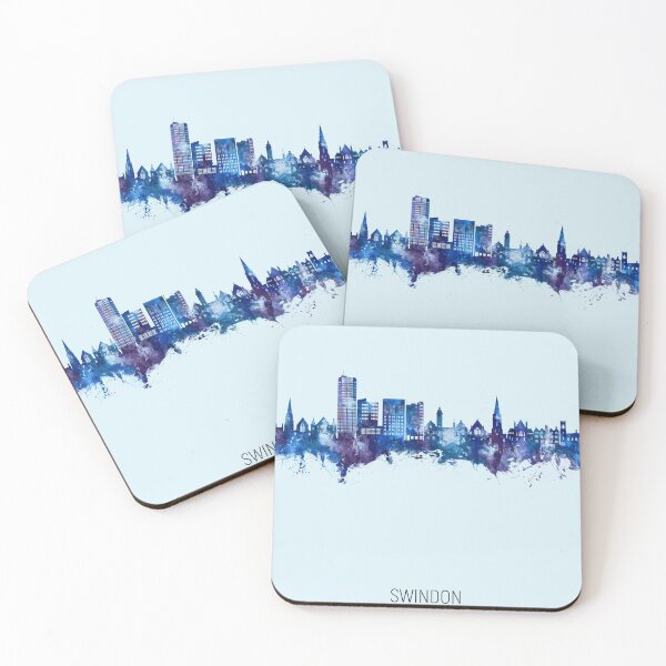 Item preview, Swindon England Skyline designed and sold by ArtPrints.
