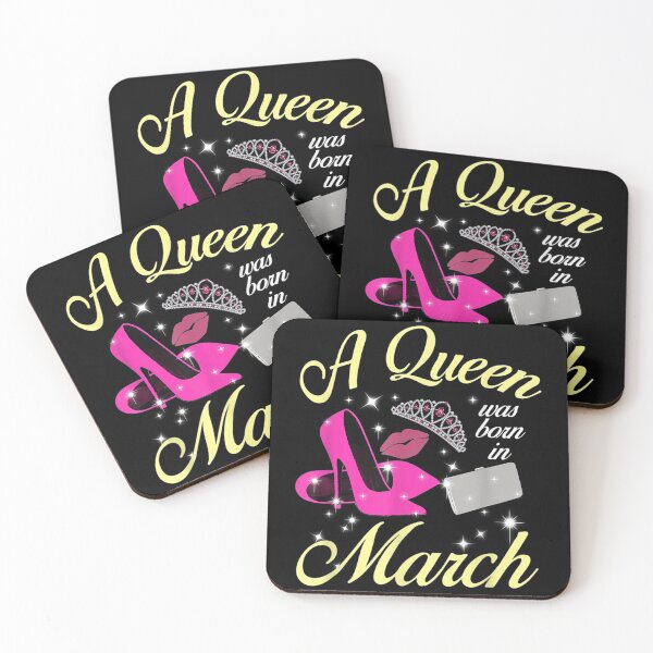 Item preview, Birthday - A Queen Was Born In March #3 designed and sold by PauldroMartin.