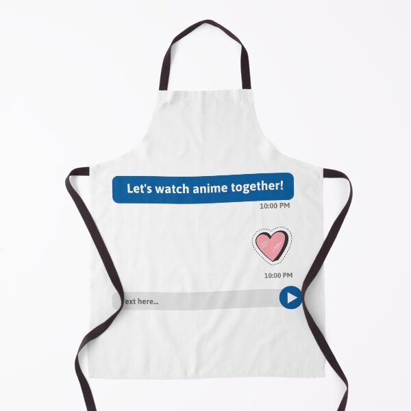 Item preview, Let's Watch Anime Together! Text Message designed and sold by Studio-Jevans.