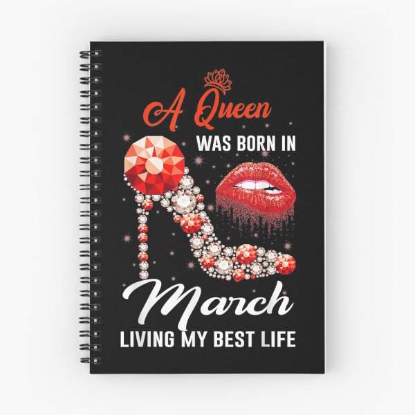 Item preview, Birthday - A Queen Was Born In March #4 designed and sold by PauldroMartin.