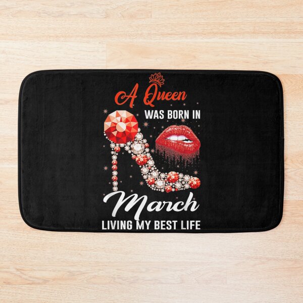 Item preview, Birthday - A Queen Was Born In March #4 designed and sold by PauldroMartin.