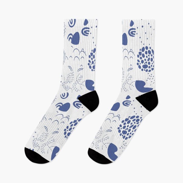 Item preview, Blue Circles Mid Century Pattern designed and sold by BrunchClub.