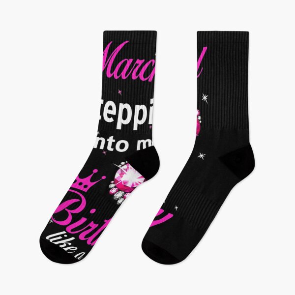 Item preview, March Girl Stepping Into My Birthday Like A Boss designed and sold by PauldroMartin.